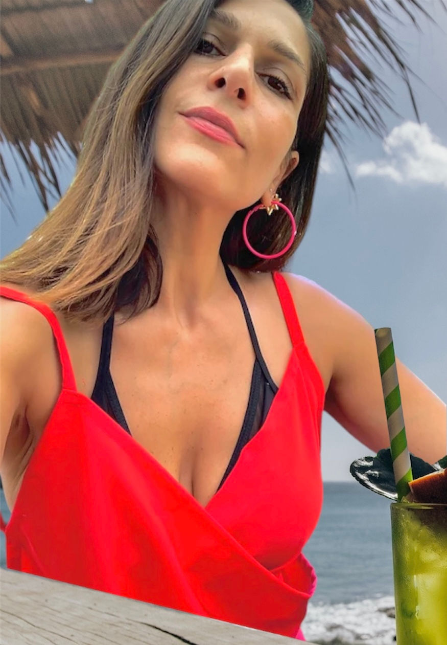 Thumbnail: PLAIN SATIN WRAP BEACH DRESS
