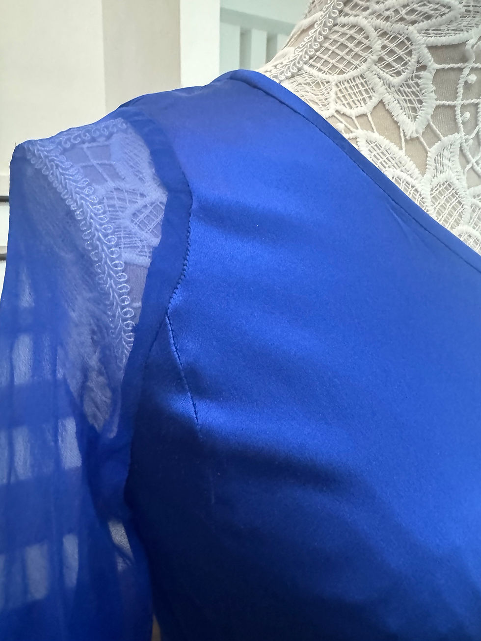 Thumbnail: OVERSIZED SLEEVE ONE SHOULDER BLOUSE