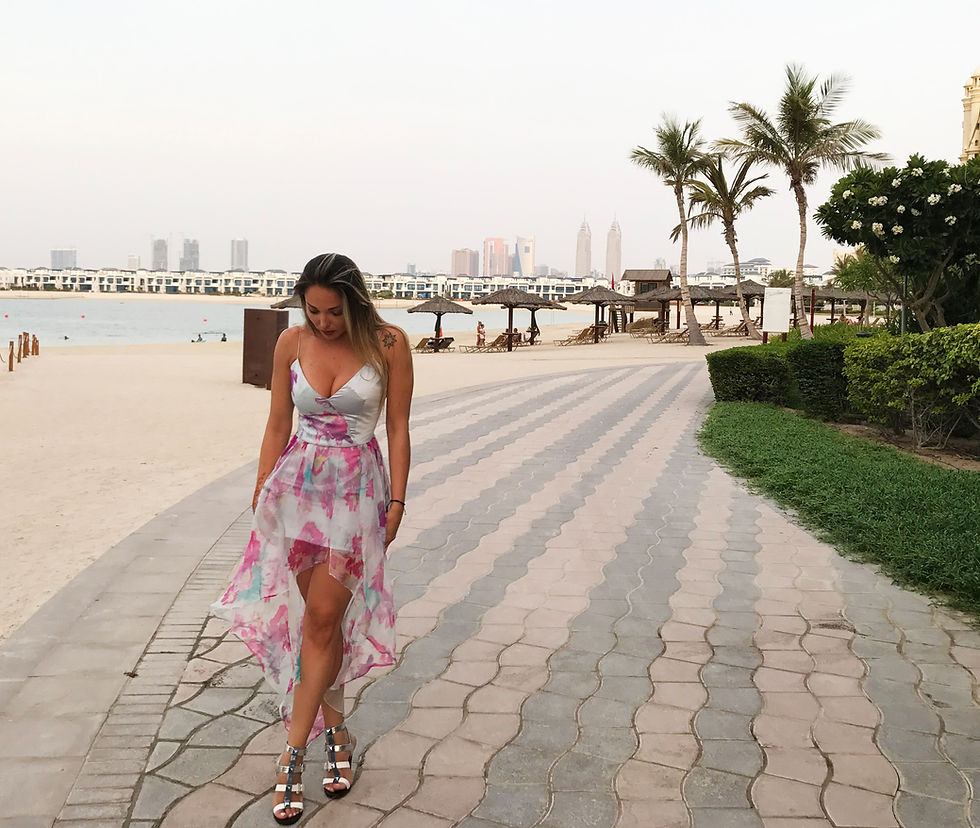 Thumbnail: FLORAL ASYMETRICAL DRESS