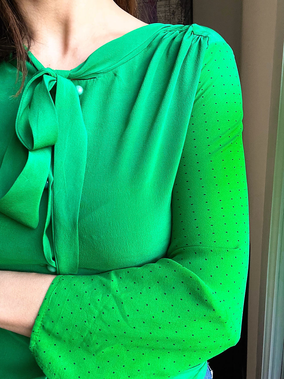 Thumbnail: JANE POLKA DOT BLOUSE