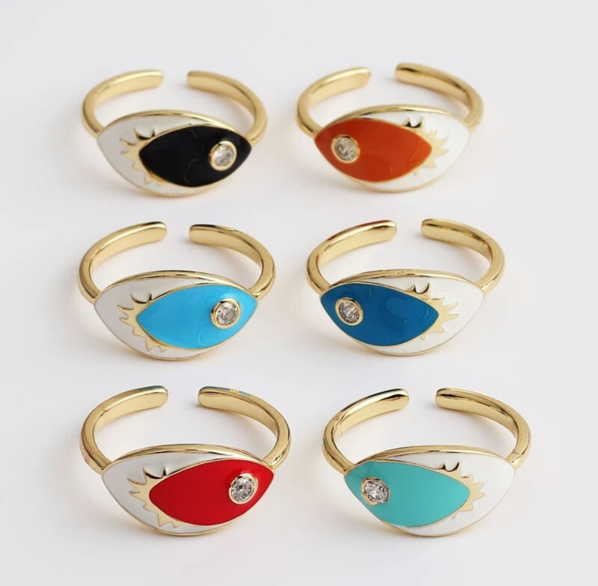 BOHO EVIL EYE RING
