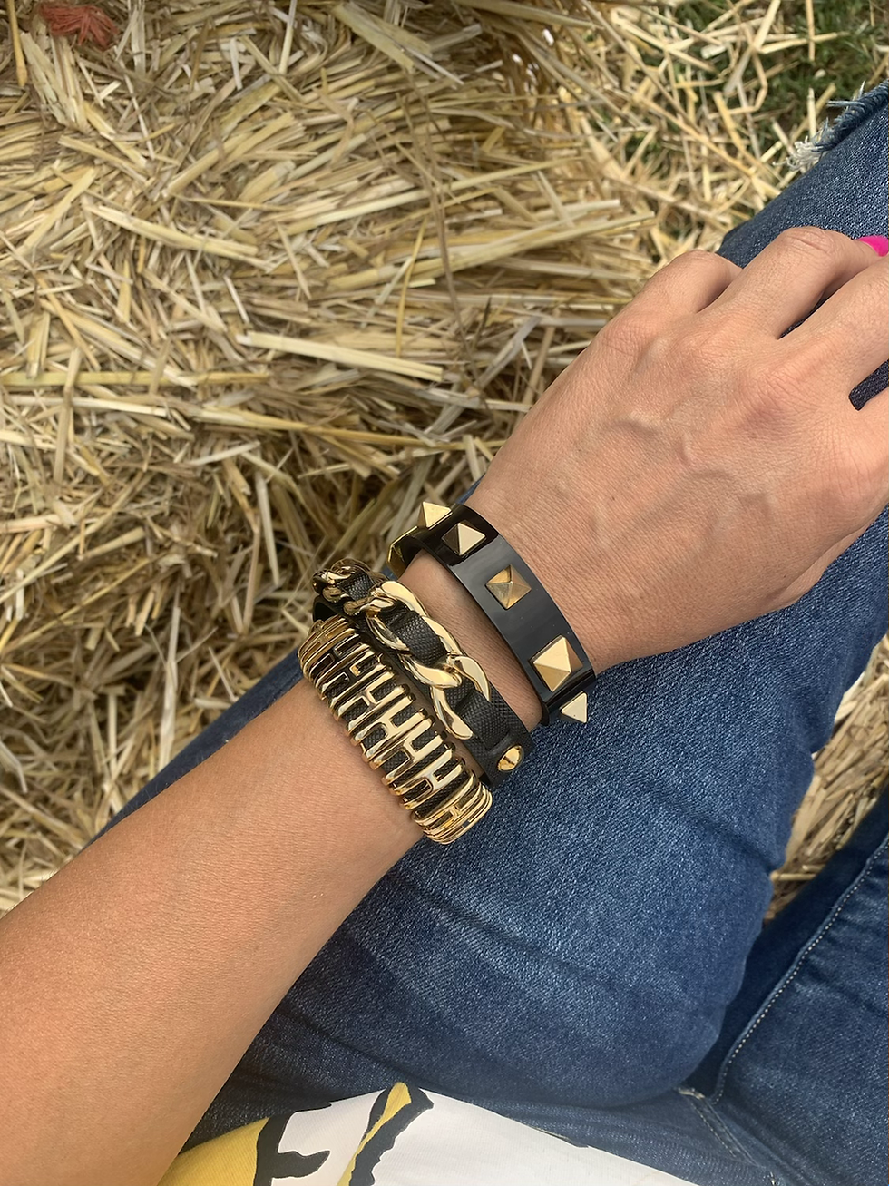 Thumbnail: BELTED STUD BRACELET