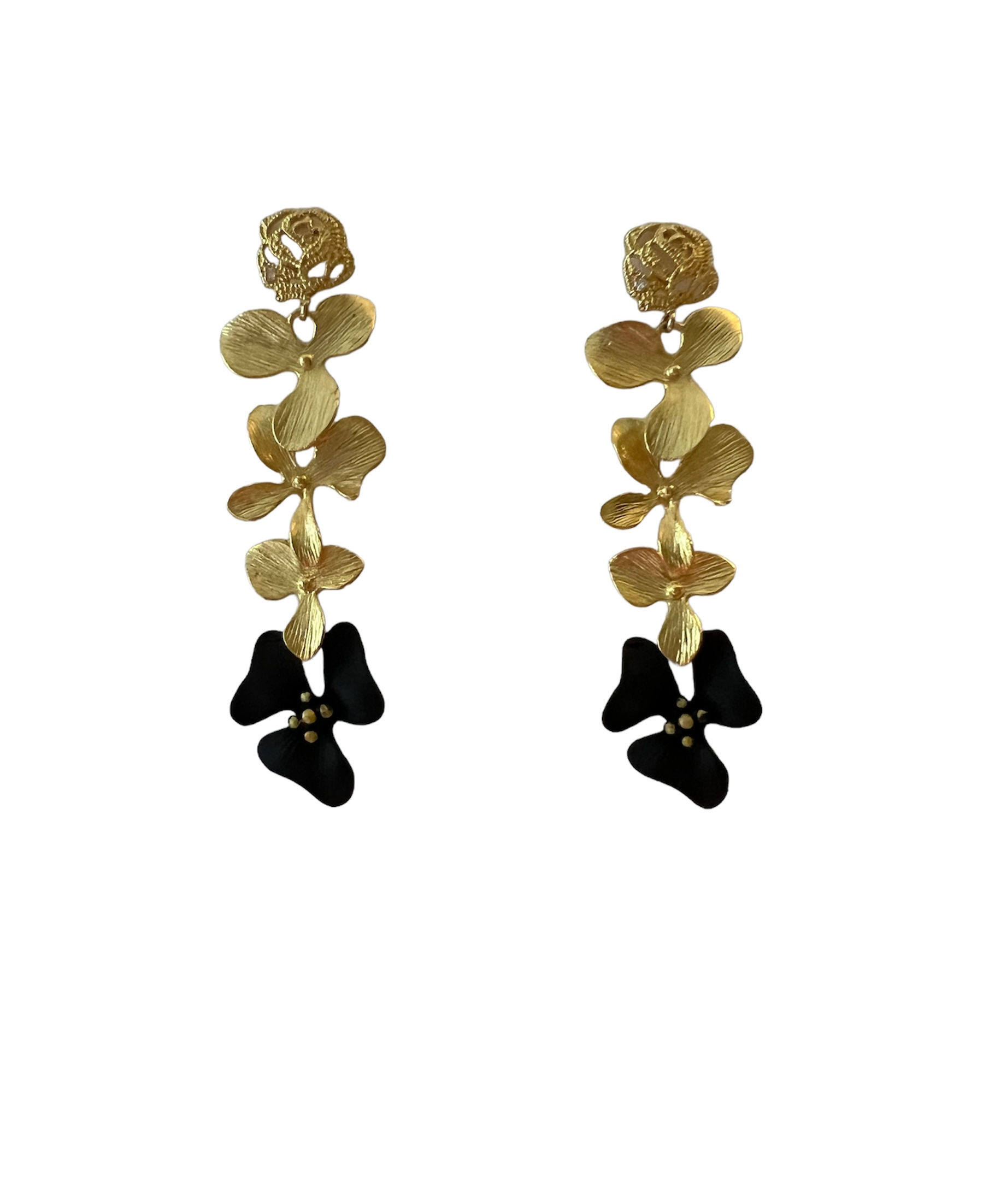 MYSTERY ORCHID EARRINGS