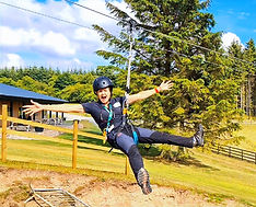 Zipline at Greenwood Loch