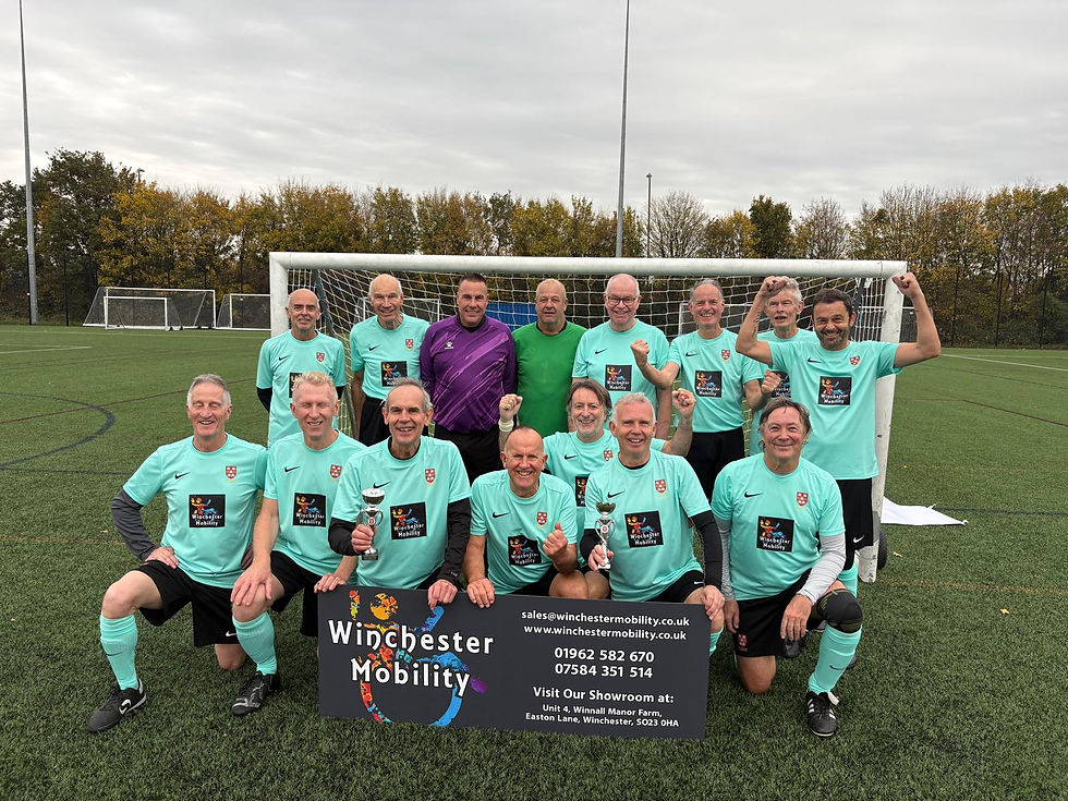 Double Glory for Winchester Walking Football at Stoneham!