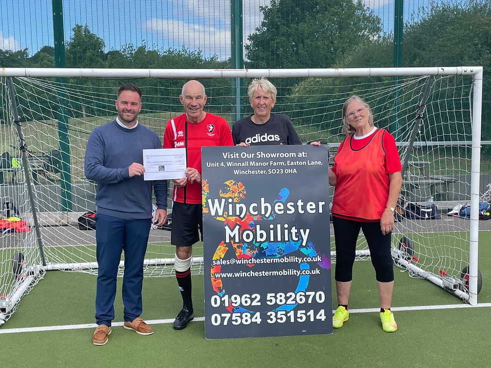 Winchester Walking Football Clubs New Sponsor!