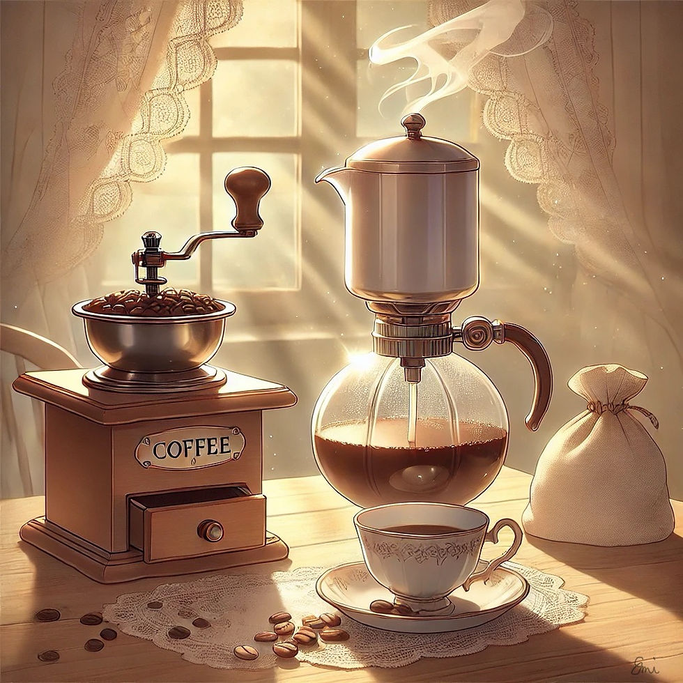 時を超える一杯:レトロサイフォンが奏でるコーヒー