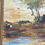 Thumbnail: 19th Century Painted Tile Landscape Cotter's Home England by R.G Harris