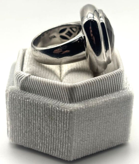 Thumbnail: Share Sterling Large Citrine Ring