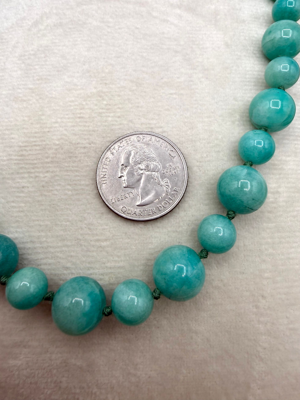 Thumbnail: Amazonite Beaded Necklace