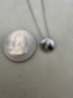 Thumbnail: Sterling Silver 0.06ct Diamond Necklace