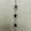 Thumbnail: 14 Karat White Gold Sapphire And Diamond Bracelet