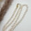 Thumbnail: 14 Karat Yellow Gold Pearl Necklace