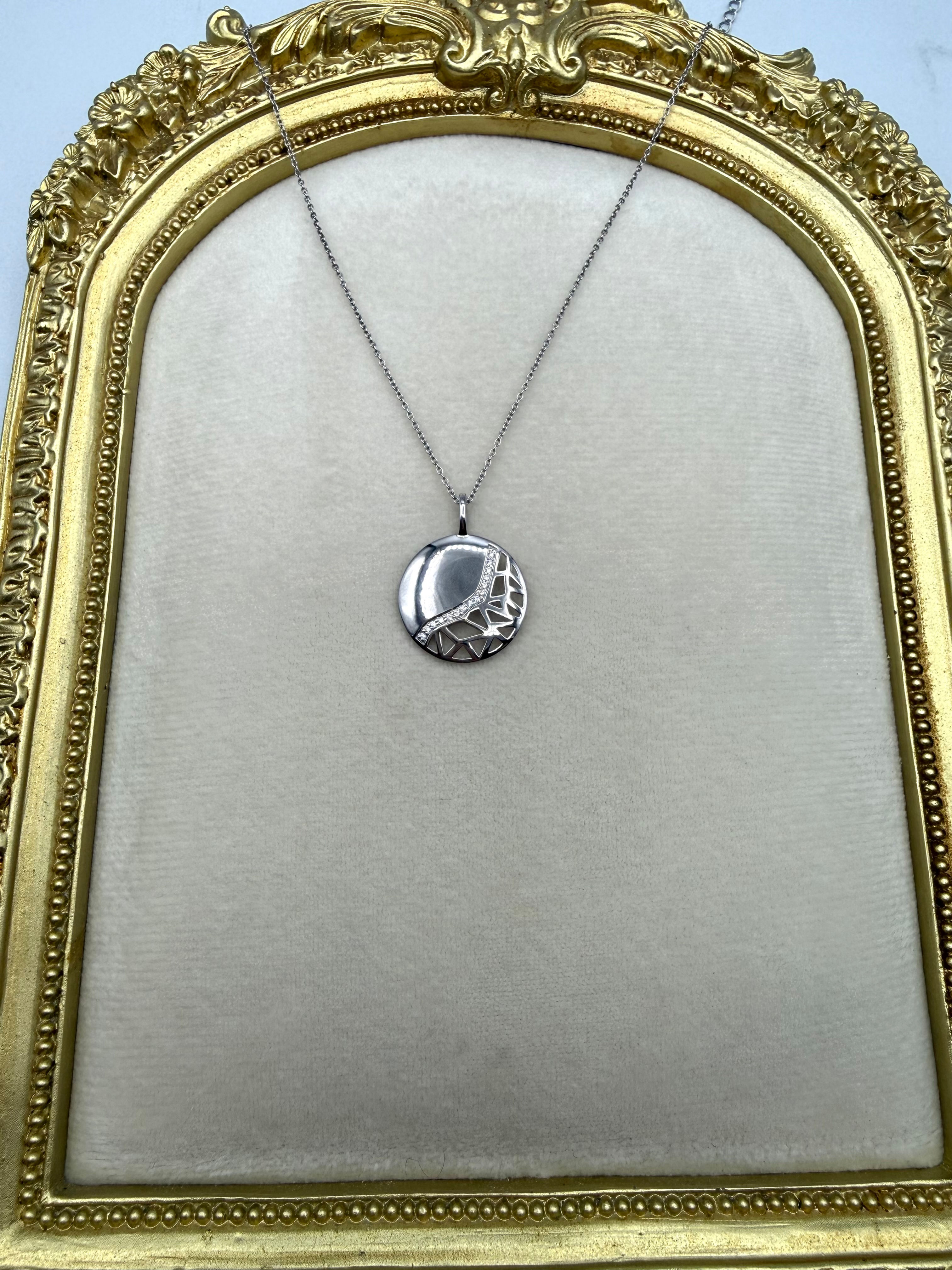 Sterling Silver 0.75ctw Diamond Necklace