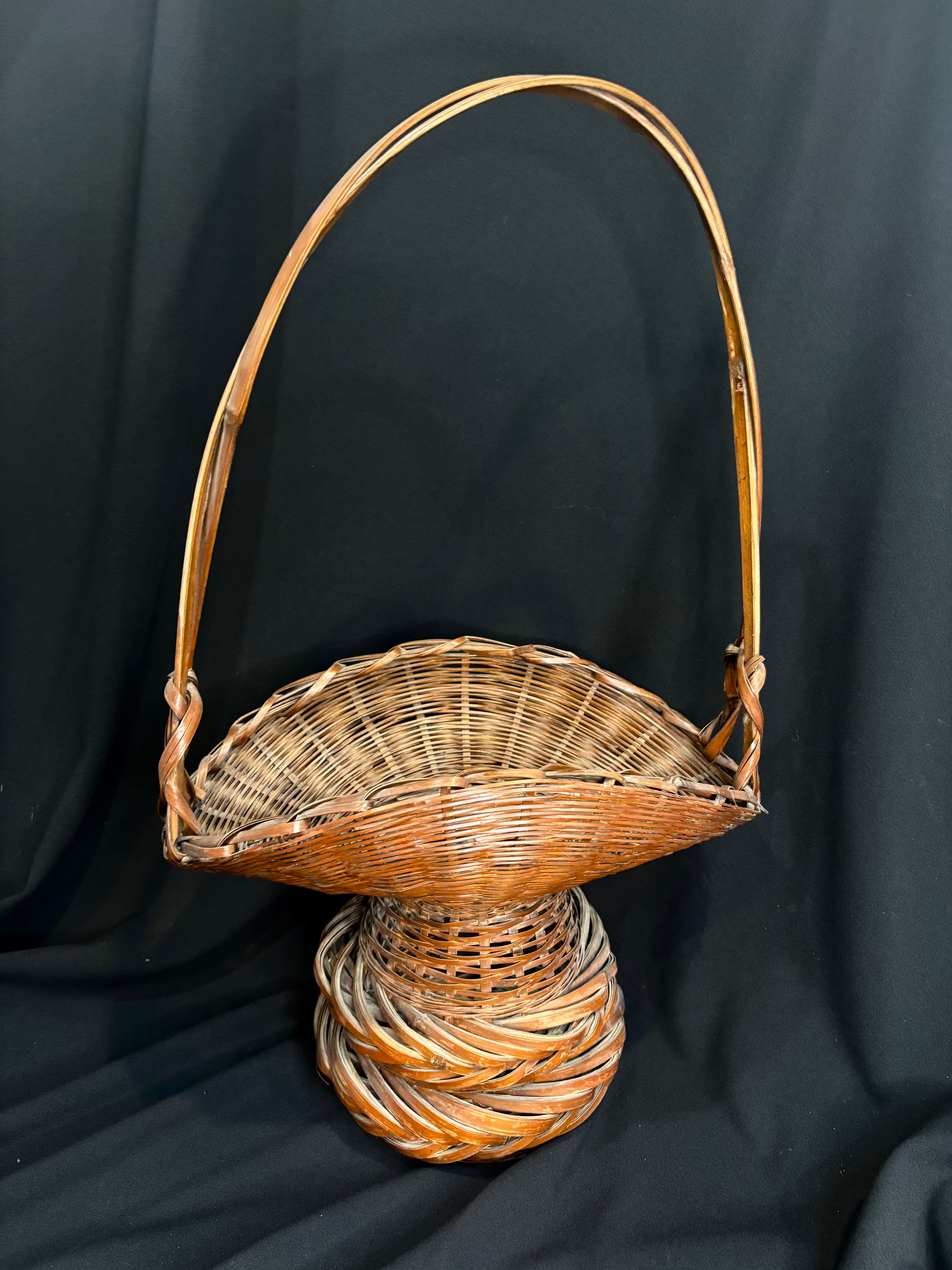 Japanese Ikebana Woven Basket 19th/20th Century