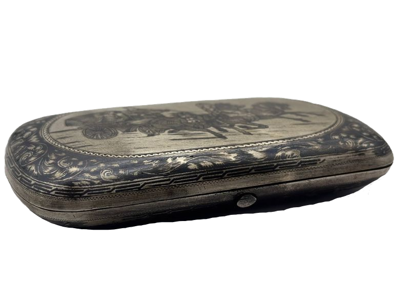 Thumbnail: Russian Silver Niello Cigratte Case