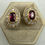 Thumbnail: 14 Karat Yellow Gold 1.78ctw Ruby & .90ctw Diamond Earrings