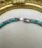 Thumbnail: Sterling Silver Turquoise Necklace, Earrings & Bracelet Set