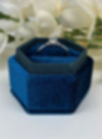Thumbnail: Platinum 3 Diamond .35 Carat Ring