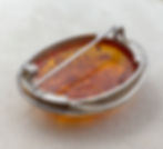 Thumbnail: Large Baltic Amber Sterling Silver Brooch