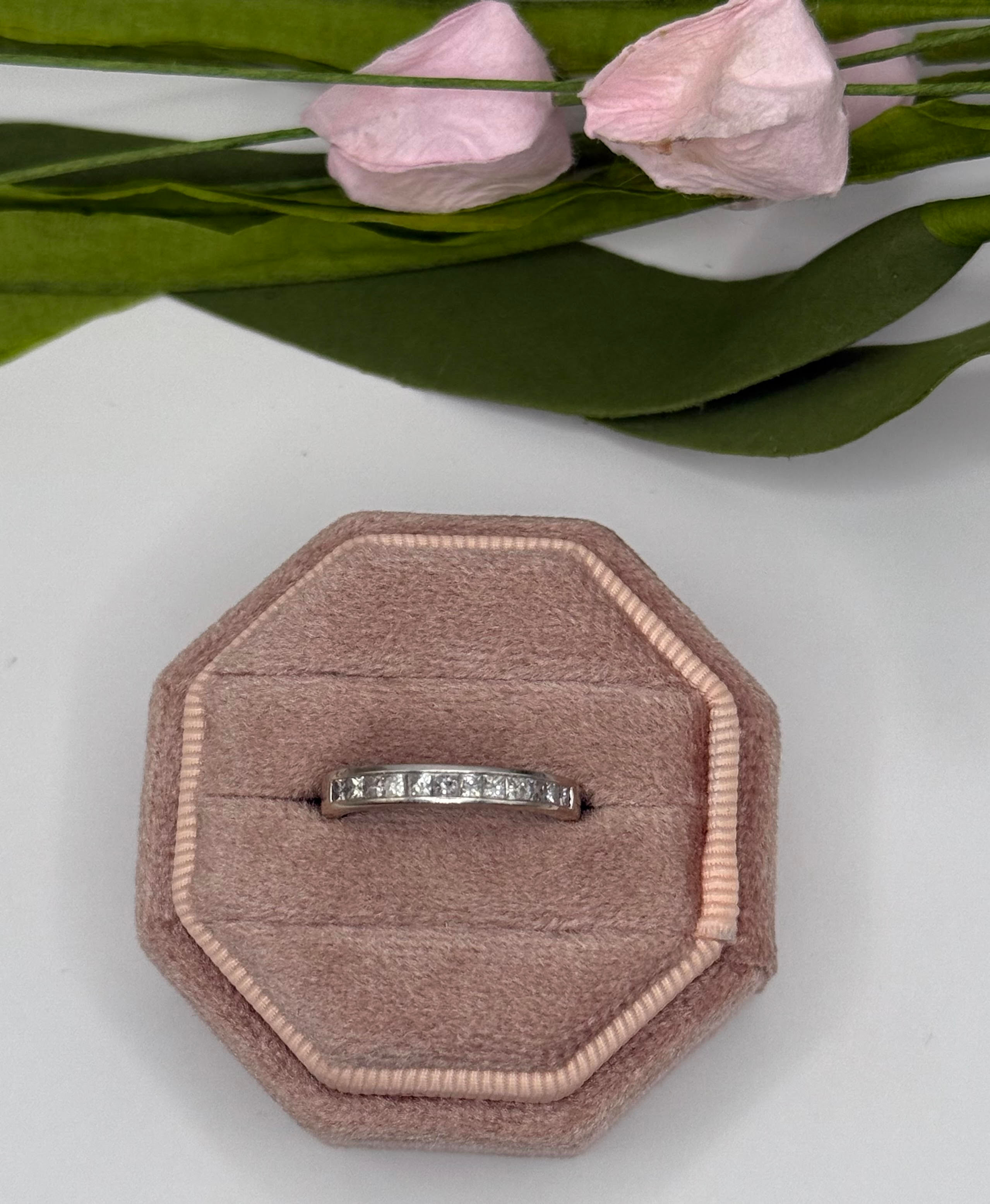 14 Karat White Gold Diamond Ring