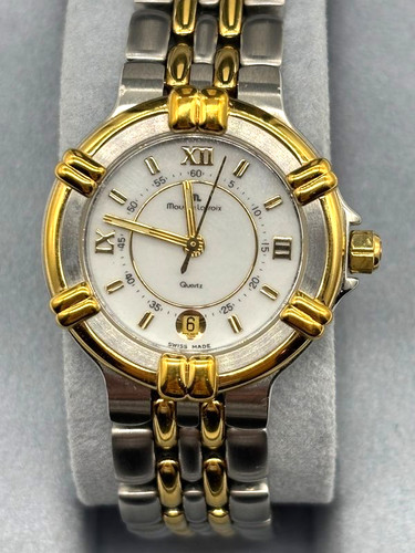 Maurice Lacroix Calypso Date 75326 Stainless Stell 18K Gold Plated