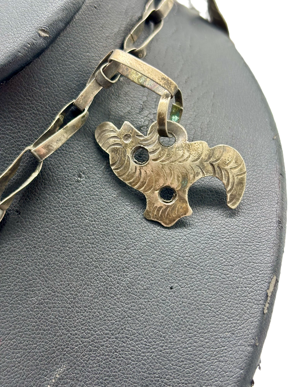 Thumbnail: Vintage Argentina Brass Necklace
