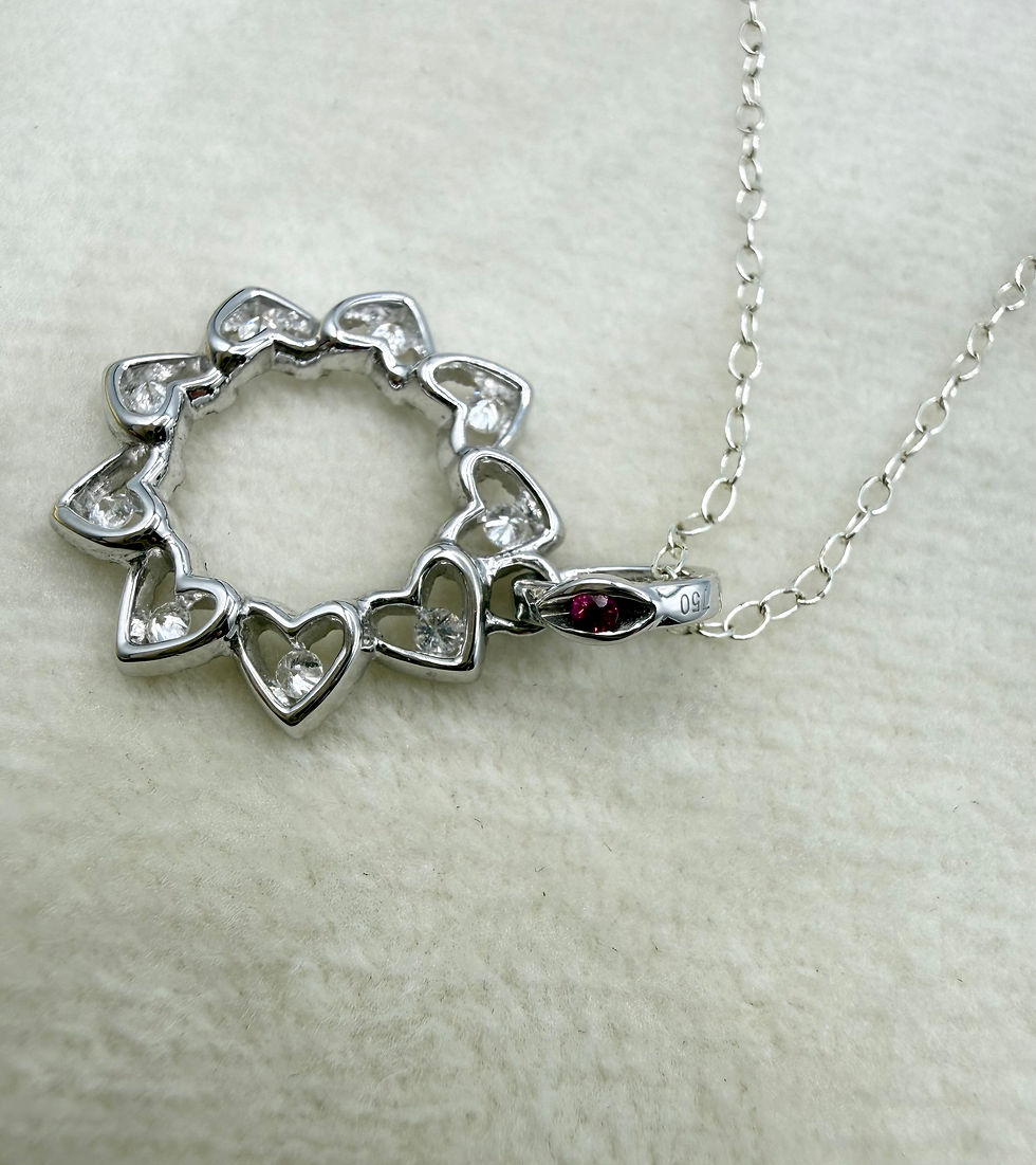 Thumbnail: 18 Karat White Gold 0.60ctw Diamond Pendant