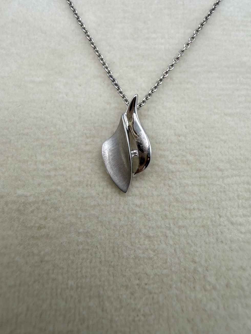 Thumbnail: Sterling Silver 0.63ct Diamond Necklace