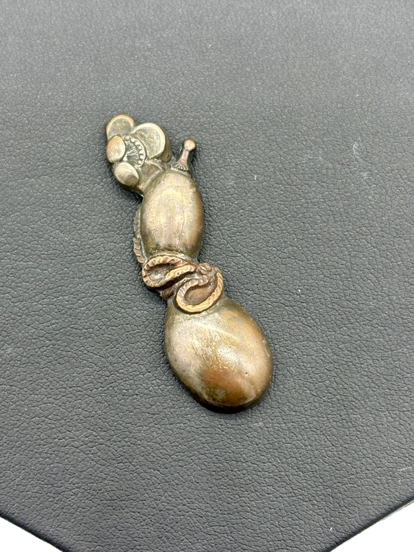 Thumbnail: 19th Century Menuki w/ Fruit Eggplant