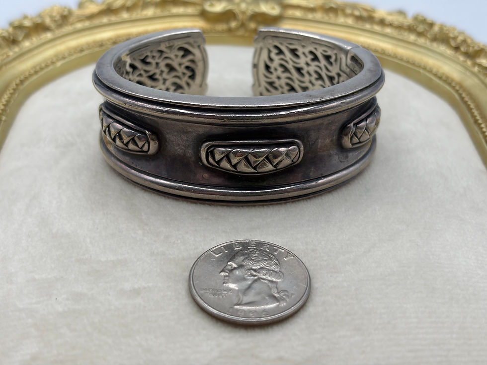 Thumbnail: .925 Sterling Silver Scott Kay Cuff Bracelet