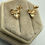 Thumbnail: 14 Karat Yellow Gold Heart & Bow Studs Children's