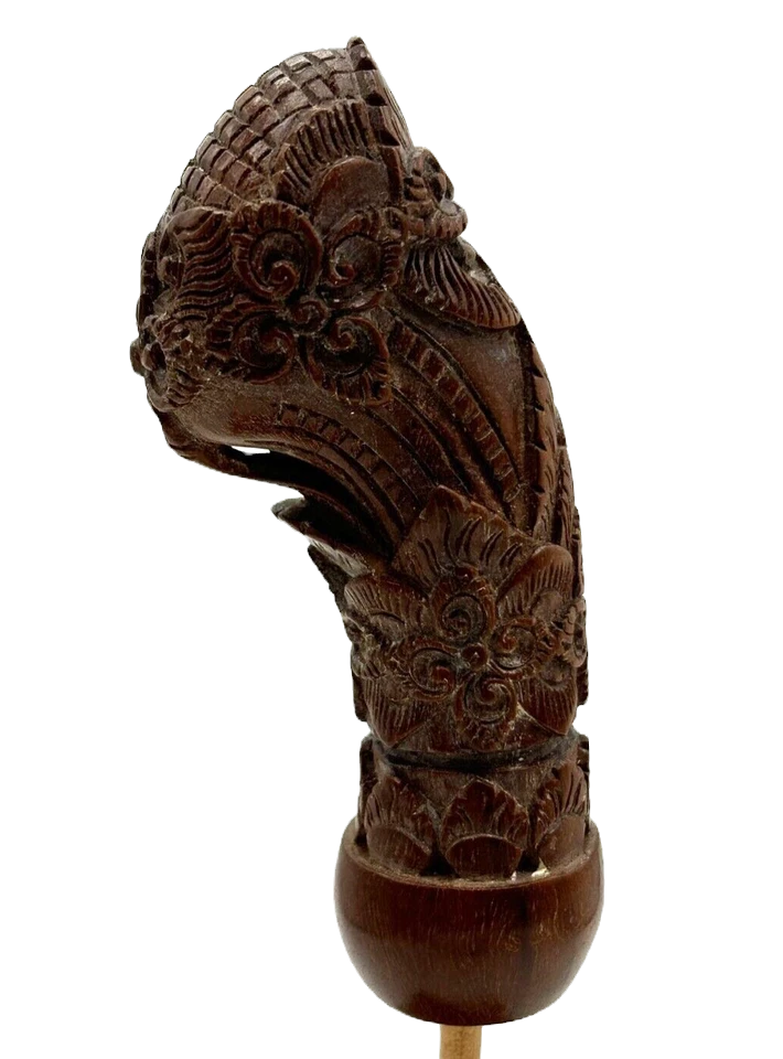 Thumbnail: 20th Century Sumatra Keris Wood Handle Elephant