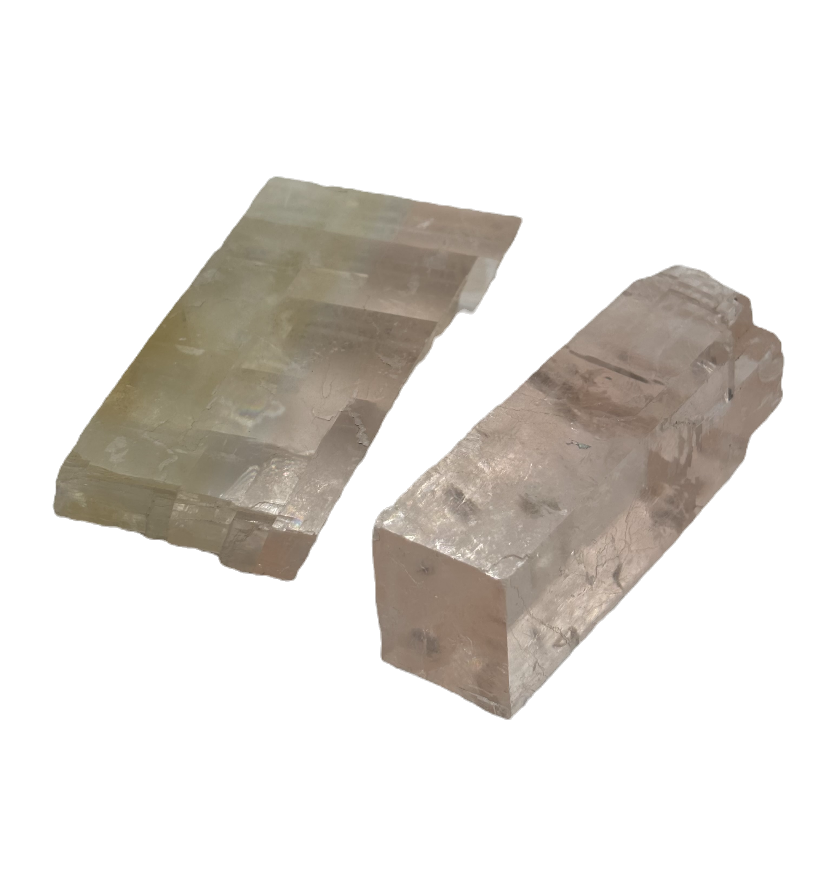 Pink Calcite Crystal (Square/Cube Pattern)