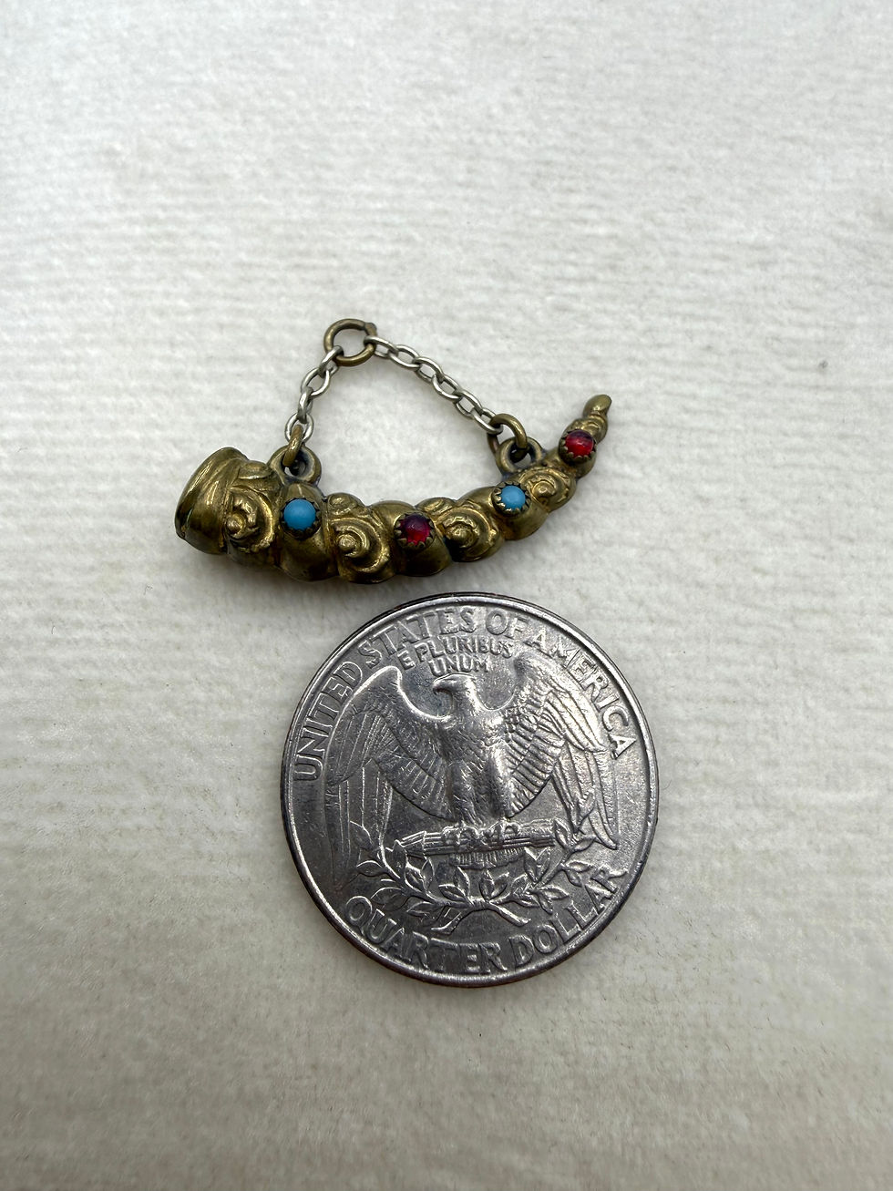 Thumbnail: Gold Plated Horn Charm