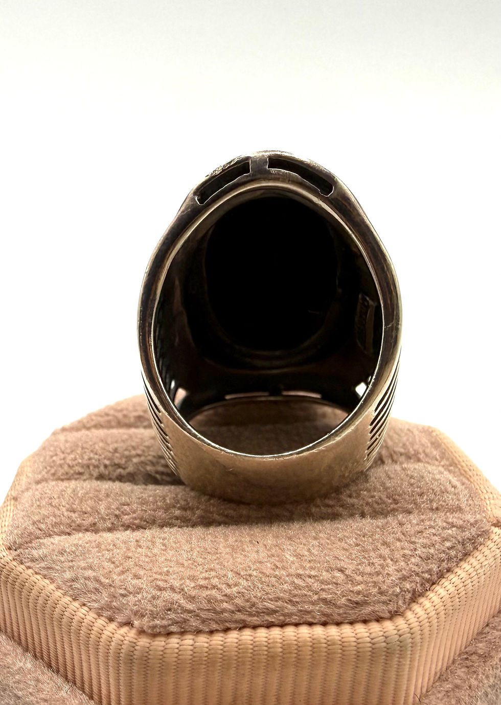 Thumbnail: Sterling Silver Onyx Ring