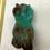 Thumbnail: 33.8gr Rough Emerald Owl Figurine