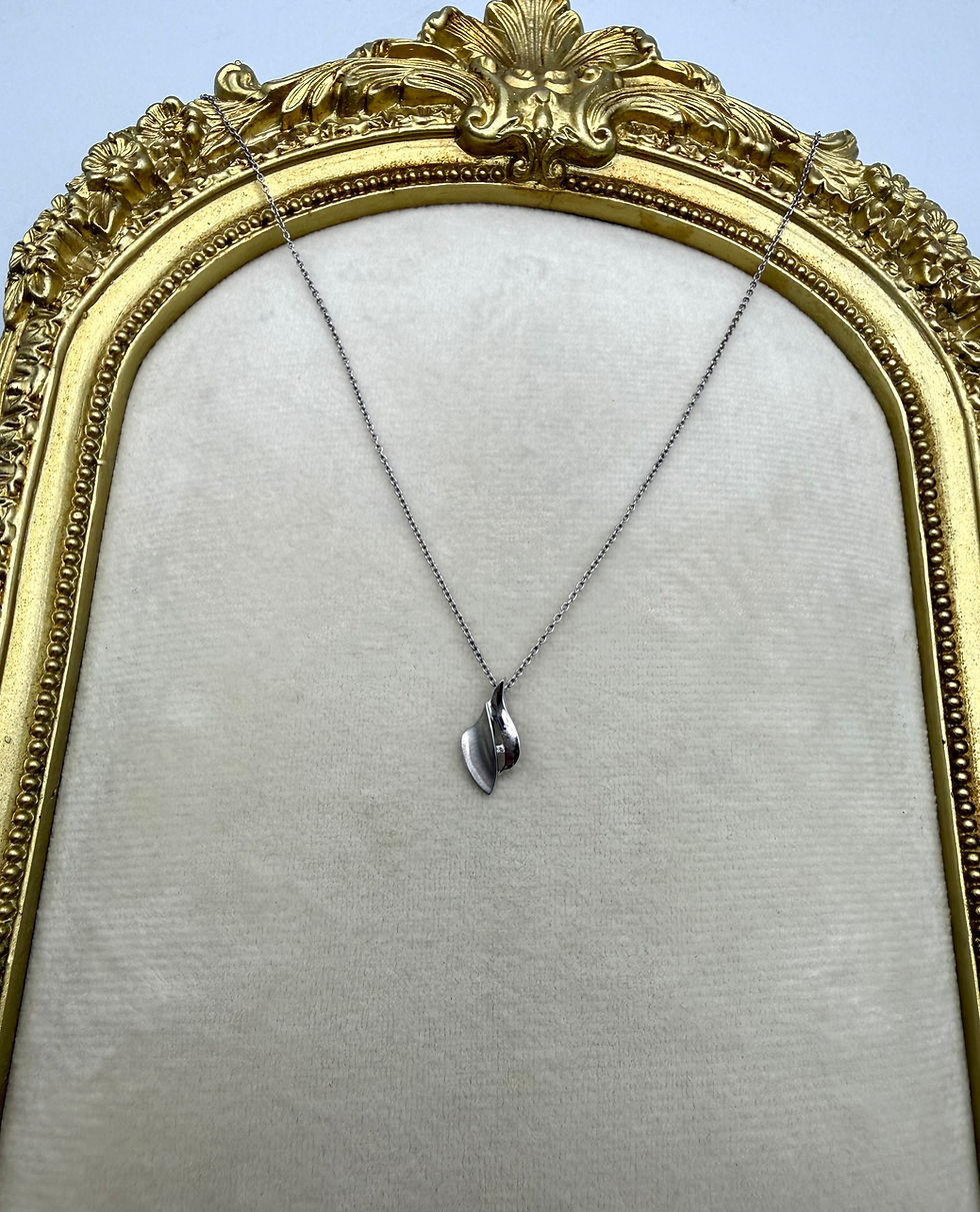 Thumbnail: Sterling Silver 0.63ct Diamond Necklace