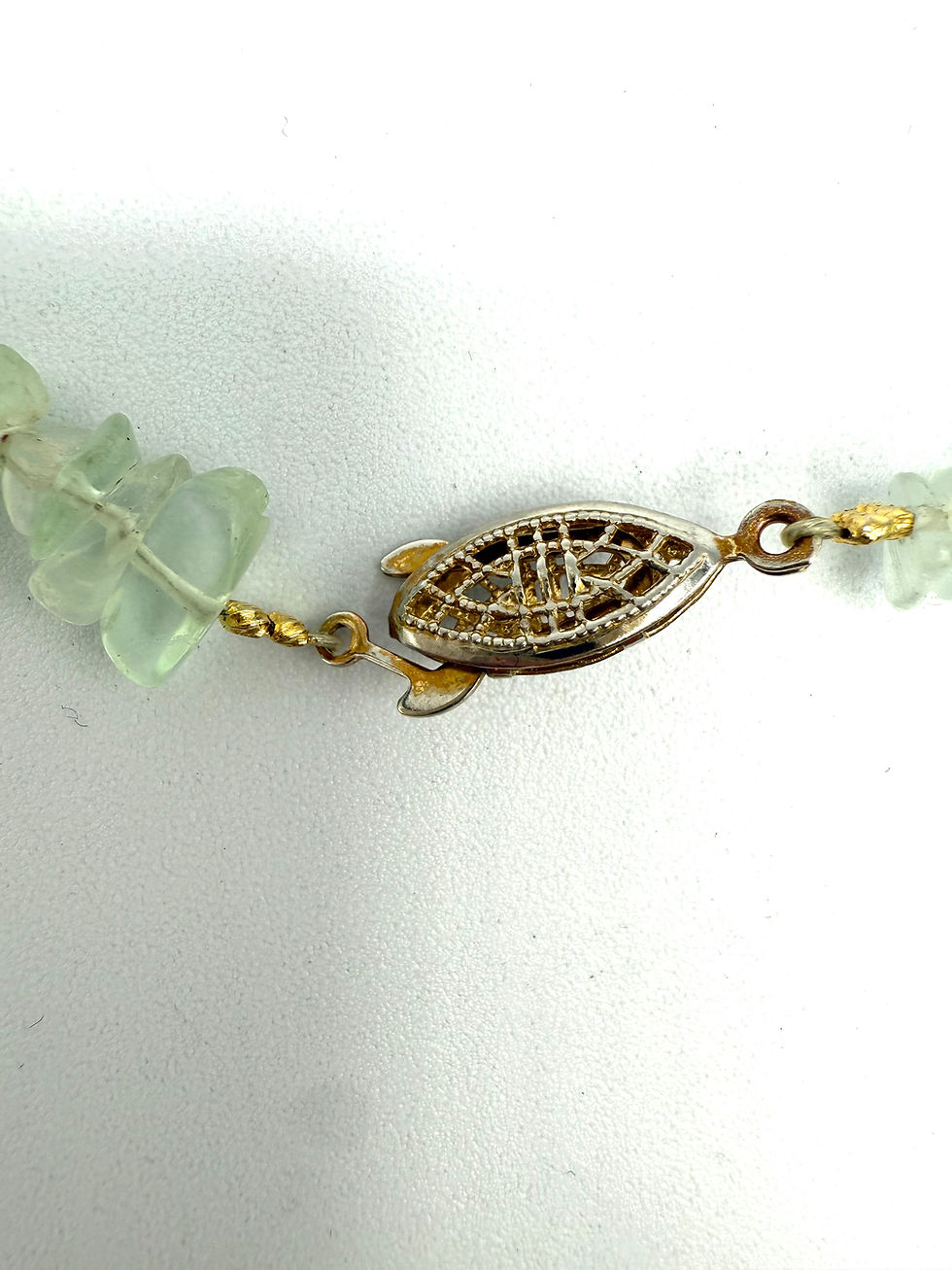 Thumbnail: Gold Plated Natural Aquamarine Necklace + Earrings Set