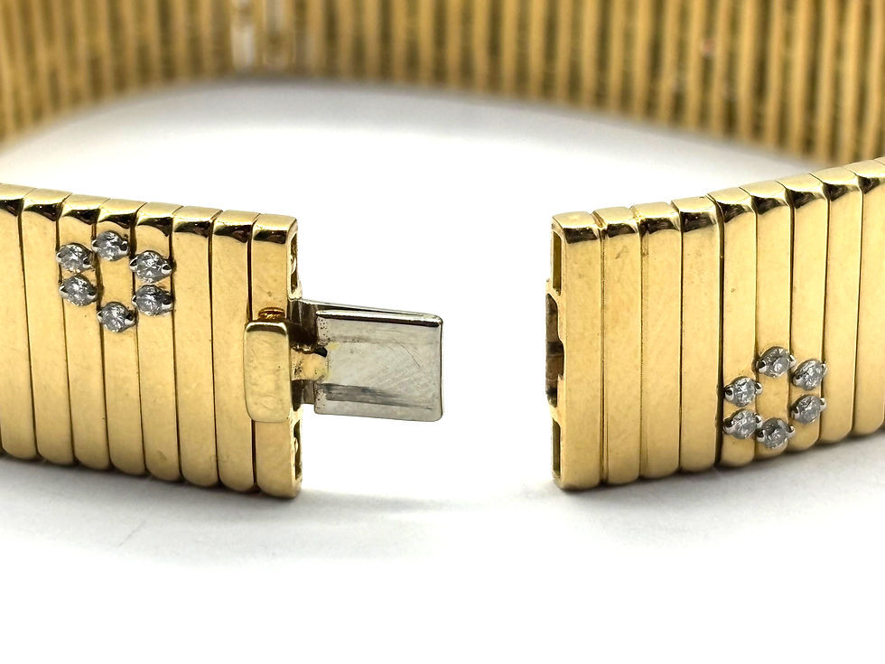 Thumbnail: 18KYG Roberto Coin .74CTW Dia Bracelet