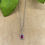 Thumbnail: 14 Karat White Gold  .35 Carat Ruby and .09 Carat Diamond Pendant