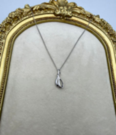 Sterling Silver 0.06ct Diamond Necklace