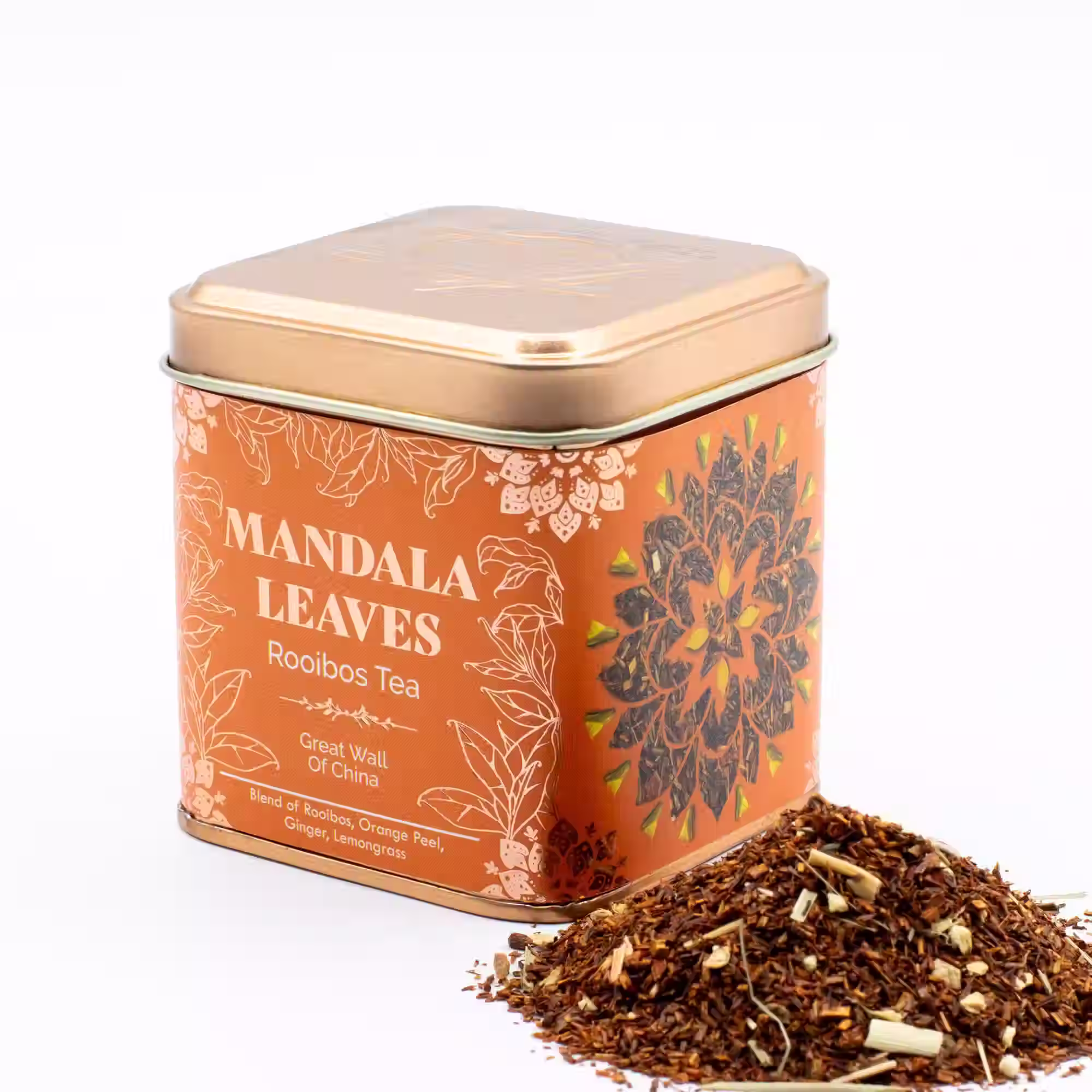 50g Rooibos Eco Great Wall of China - Loose tea blend in tin