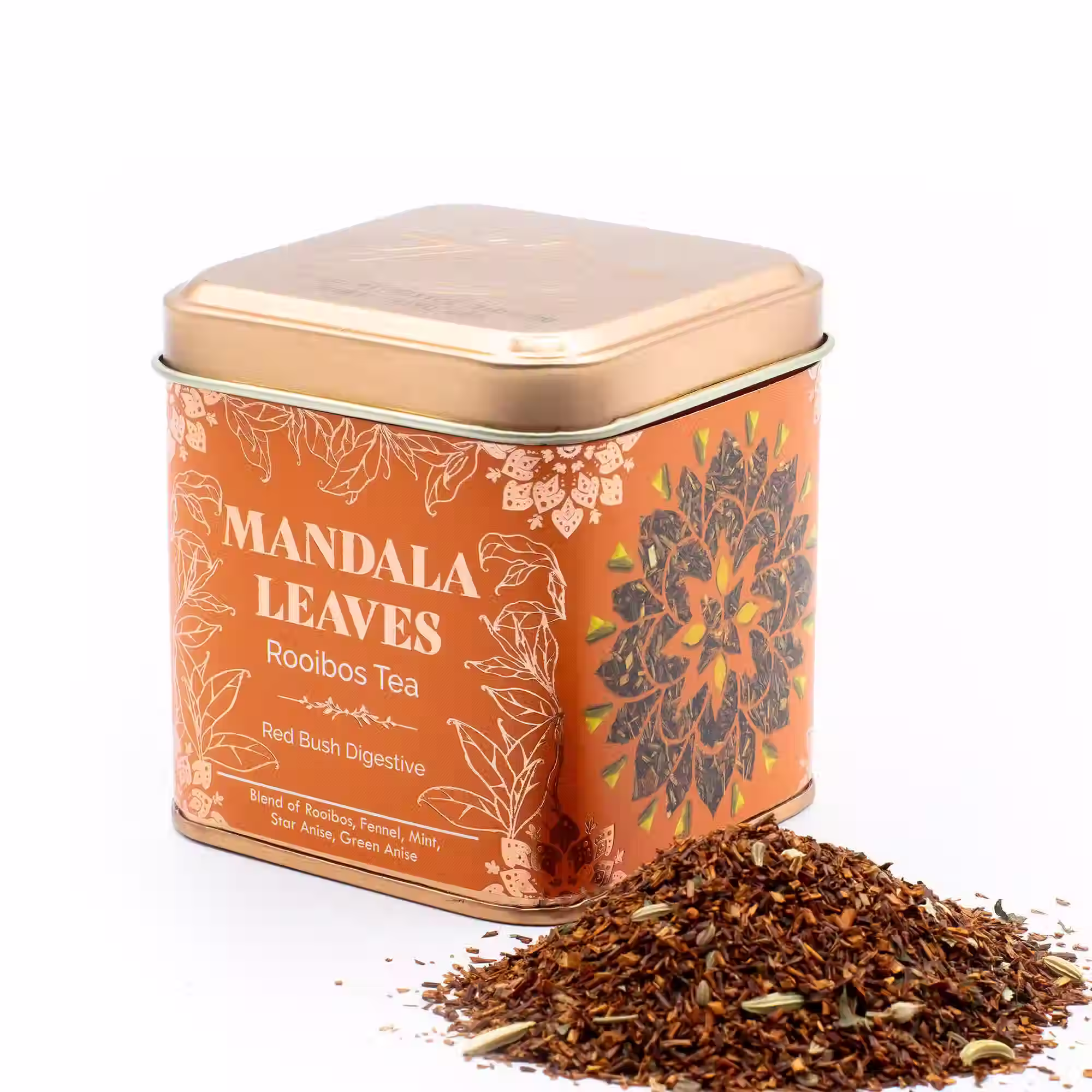 50g Red Bush Digestive - Loose tea blend in tin