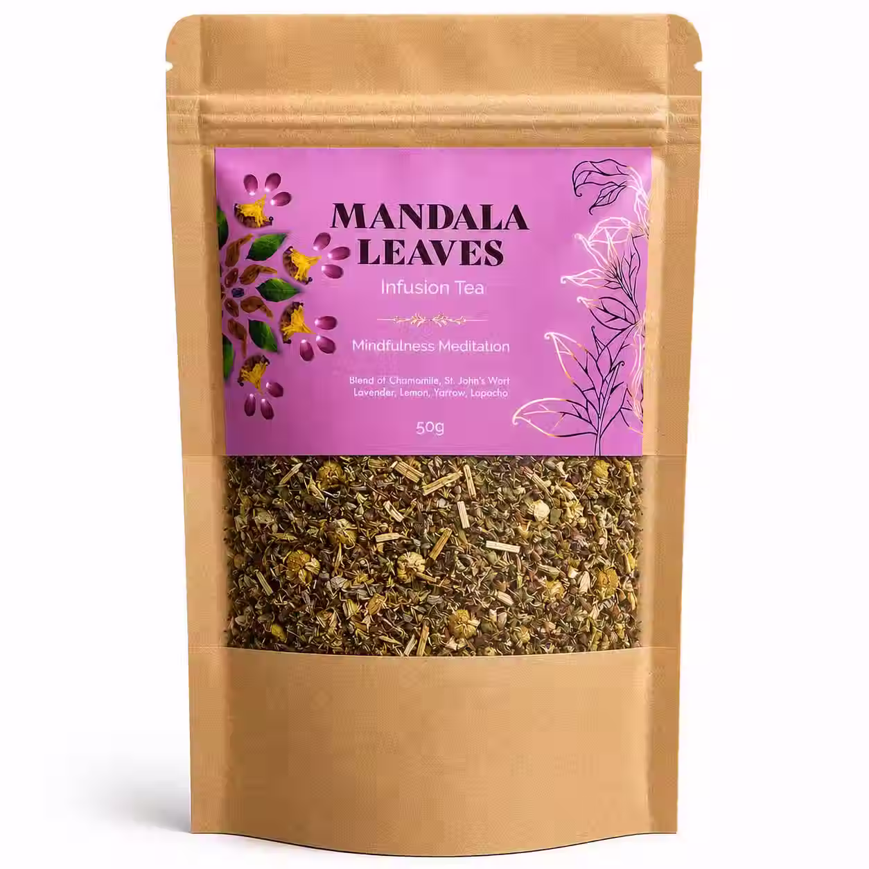 50g Mindfulness Meditation - Loose tea blend