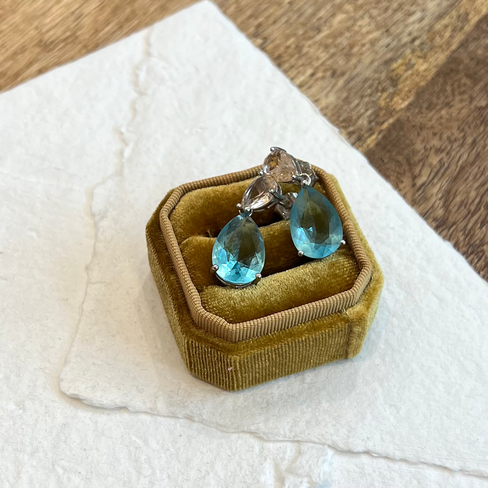 Boucles d'oreilles en Argent 925 avec Zirconia