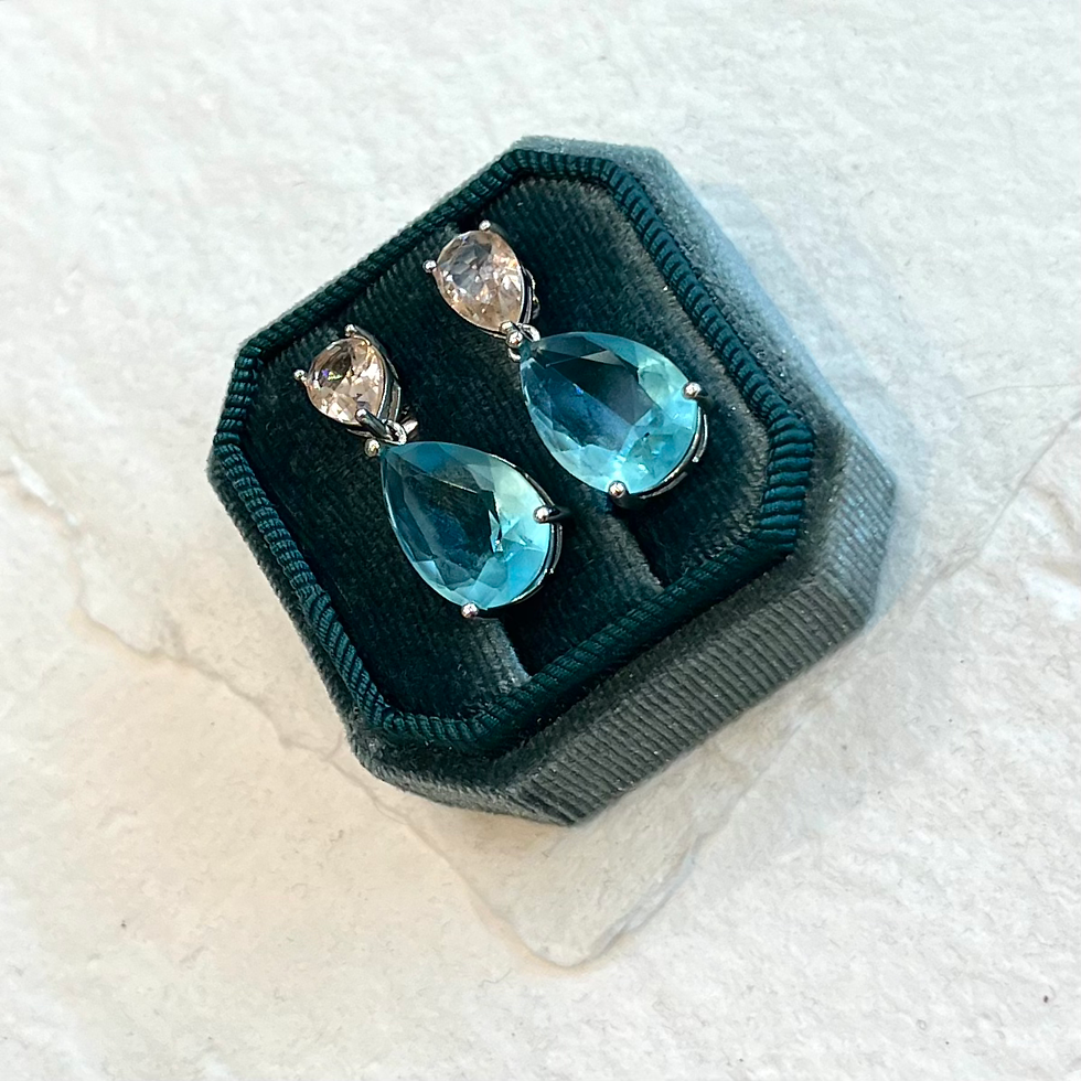 Miniature : Boucles d'oreilles en Argent 925 avec Zirconia