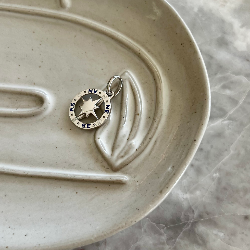 Miniature : Pendentif en Or Blanc 18K