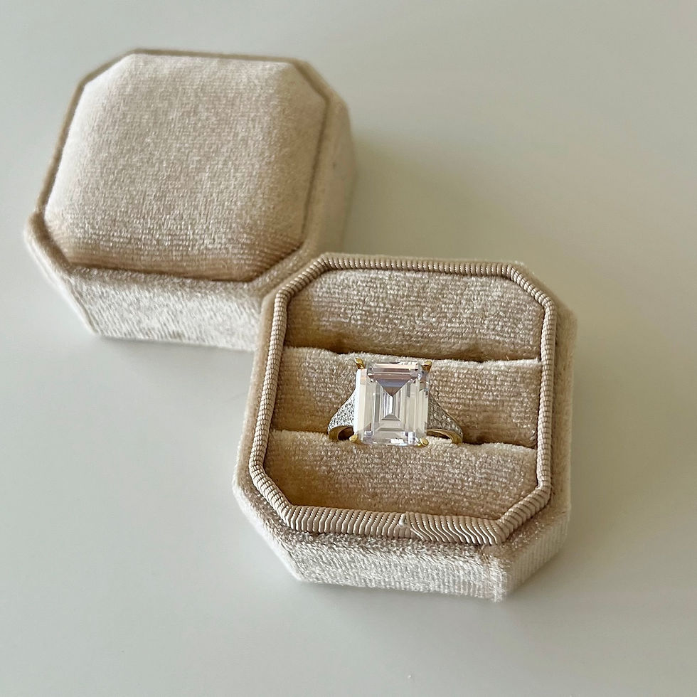 Miniaturbild: Bague en Argent 925 plaqué or jaune avec Zirconia