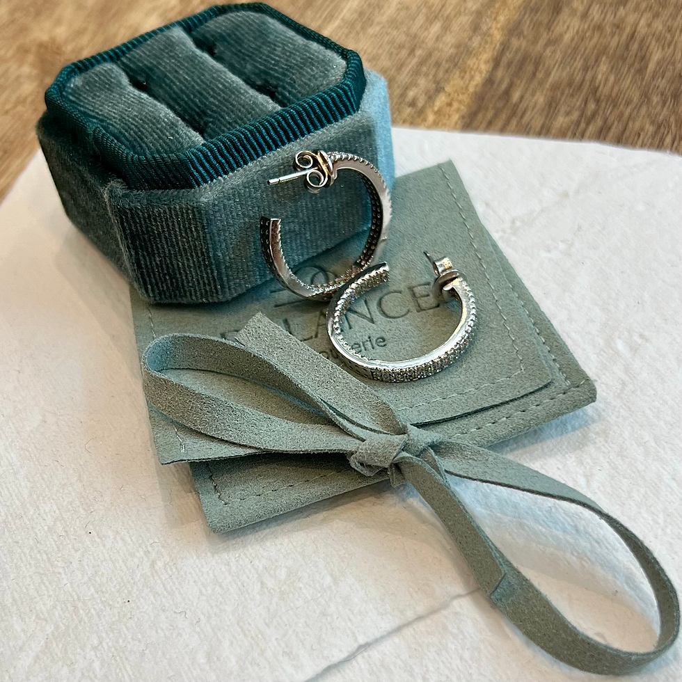 Boucles d'oreilles en Argent 925 avec Zirconia